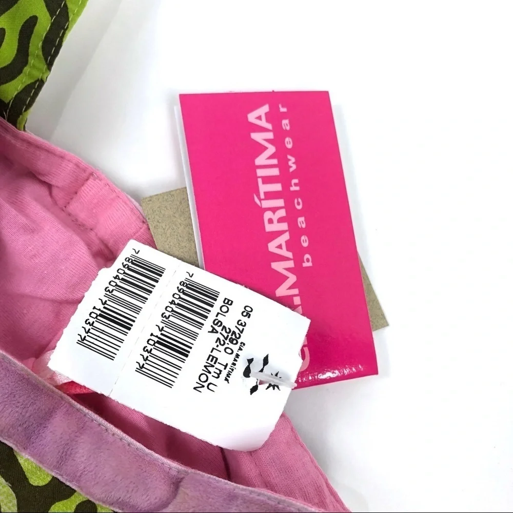 Cia Maritima Tiger Print Beach Bag Tote